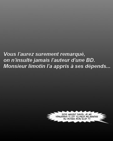 Coup de gueule contre l'auteur (3/3)